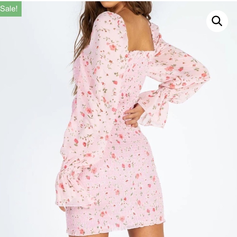 Princess Polly Wildflowers Pink Floral Ruched Mini Dress - Picture 3 of 10